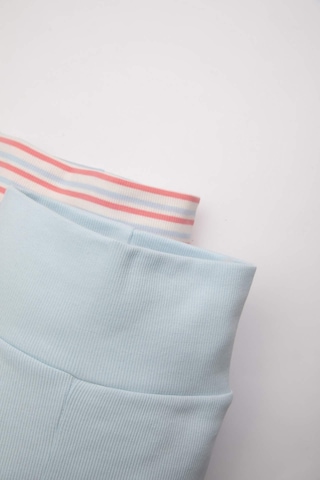 Defacto Kız Bebek Çizgili Fitilli Kaşkorse 2'li Şort C2548A524SMER105 Ekru