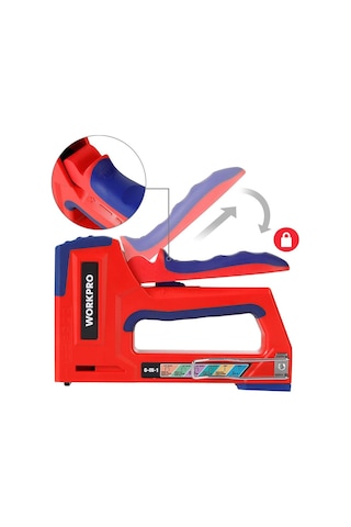 Workpro WP223002 6 in 1 Profesyonel 6-14 MM Mekanik Zımba + 15 MM Çivi Tabancası Set