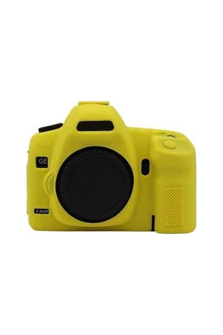 Pazly Canon Eos 5d2 / 5d Mark Iı Silikon Kılıf, Dslr Fotoğraf Makinesi Korumalı Çanta - Sarı