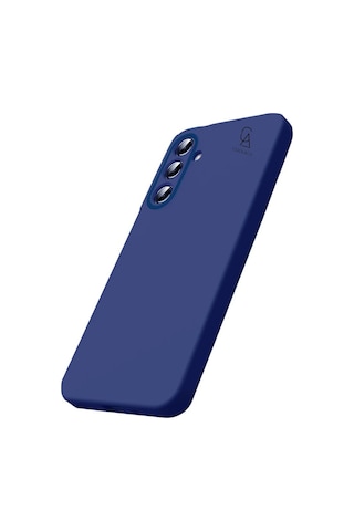 Samsung Galaxy S26 Plus İle Uyumlu Kılıf Esnek Premium Telefon Kılıfı Ve Temperli Cam Ekran Koruyucu Lacivert