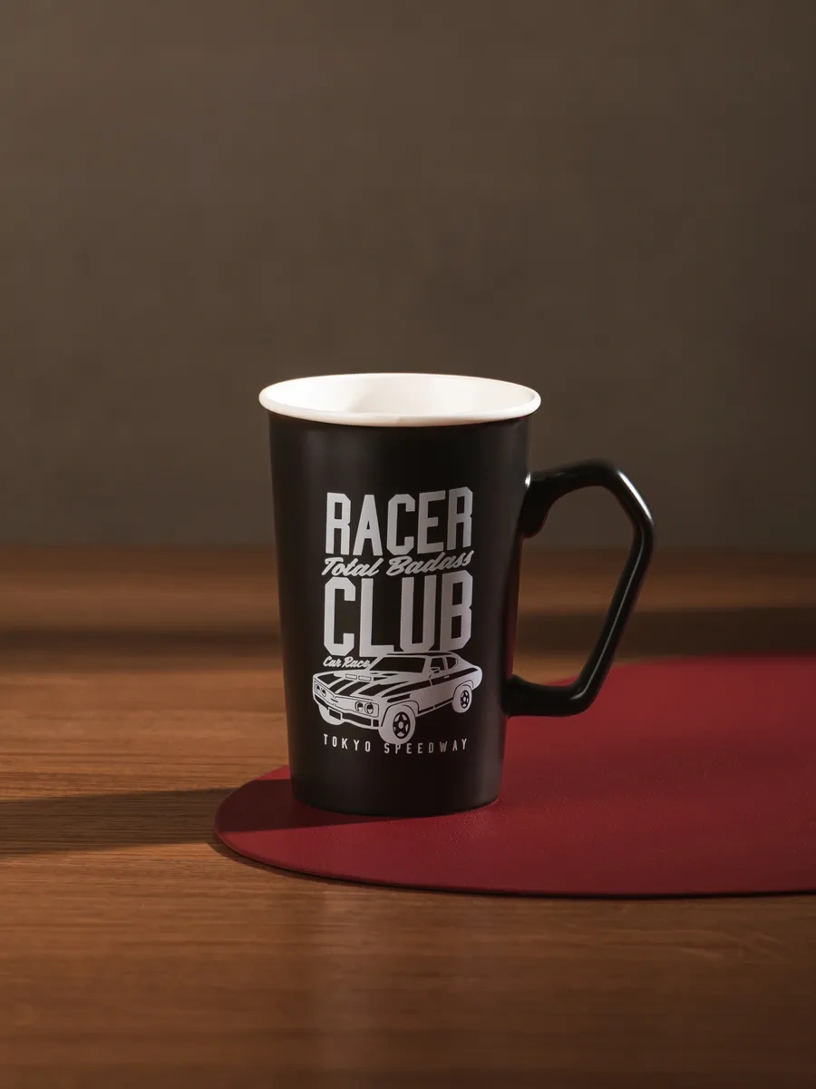 Lefard Men's Club Çay Ve Kahve Fincanı 420 Ml, Porsel 322137339 Siyah