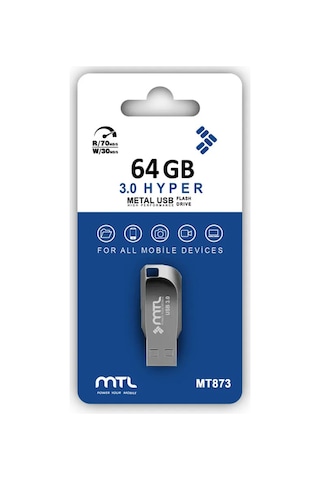 64 Gb Usb 3.0 Hızlı Usb Flash Bellek Metal Gövdeli Yüksek