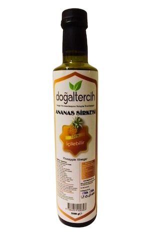 Doğaltercih Doağltercih İçilebilir Doğal Fermantasyon Ananas Sirkesi 500 Ml