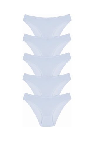 New Lilla 1001 Kadın 5'Lı Günlük Slip Külot (549351465)