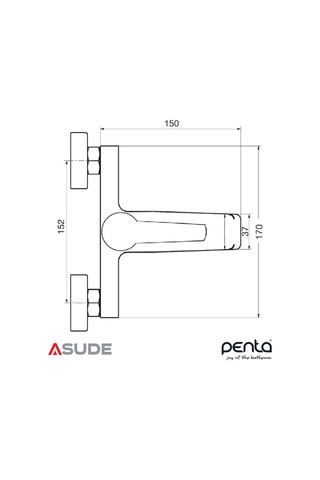 Penta P904g Gold Agena Banyo Bataryası Altın