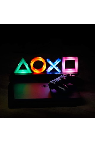 Cafele Playstation Icons Light 3 Işık Modlu Ve Müzik Sese Duyarlı