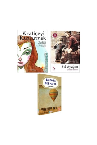 Kraliçeyi Kurtarmak - Sol Ayağım + Balonla Beş Hafta 3 Kitap Set