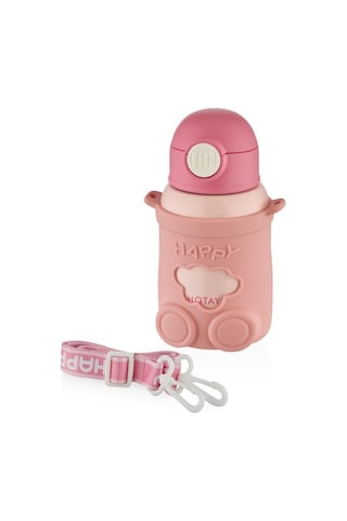 Shotay Happy Everyday Çelik Termos Matara Çocuk 480ml Pembe