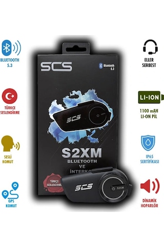 Scss2xmbluetoothveıntercom