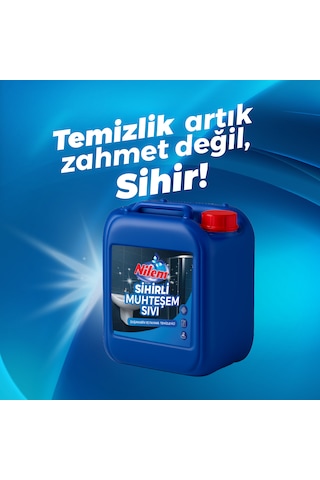 Nilem Sihirli Muhteşem Sıvı Duşakabin ve Fayans Temizleyici 5 L