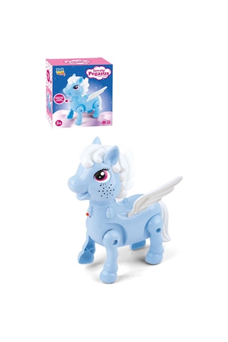 Işıklı Sesli Pilli Yürüyen Unicorn Pony At - Pembe