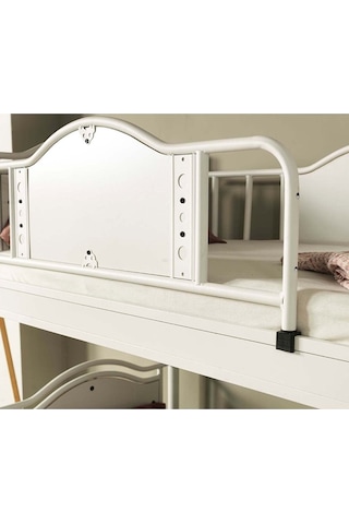 Argimo Argimo Avangard Genç Çocuk Odası Ahşap Başlıklı Metal Ranza ve Karyola 90 x 190 CM Yatak Ölçülü