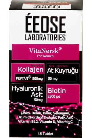 Kolajen Tablet ( Collagen + Hyaluronik Asit + Atkuyruğu + Biotin