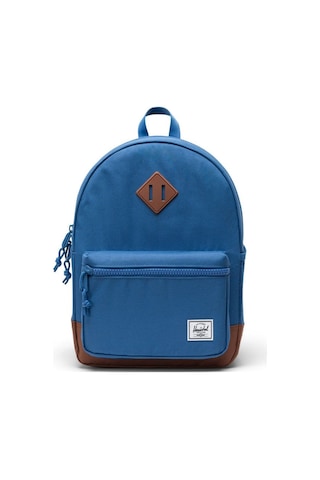 Herschel Heritage Çocuk Su İtici Kumaş Sırt Çantası, 15 L-24058 Kobalt Mavi-kahverengi
