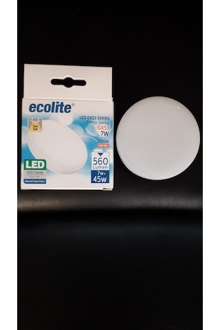Ecolite 7W Gx53 Led Ampul G.Işığı Sarı Işık
