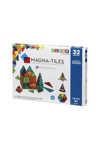Magna-tiles Magna Tiles Clear Colors 32 Parça Manyetik