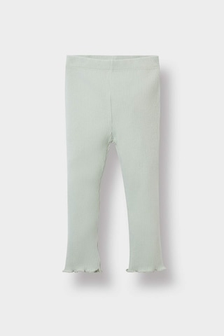 Defacto Kız Bebek 2li Takım Çiçekli Uzun Kollu Fitilli Kaşkorse Tişört Tayt Y1122a225augn1123 Yeşil