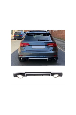 Audi A3 Hatchback 2012-2016 İçin Uyumlu Yedek Parça Rs3 Difüzör