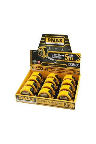 Çelik Şerit Metre 5 M X 25 Mm 1 Adet 0-10