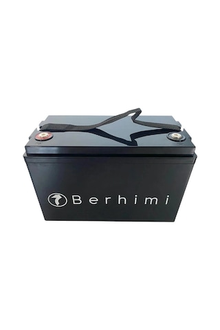 Berhimi 12v 100 Amper 4000 Dod Bt Marin/karavan Ip67 Lifepo4 Lityum Akü