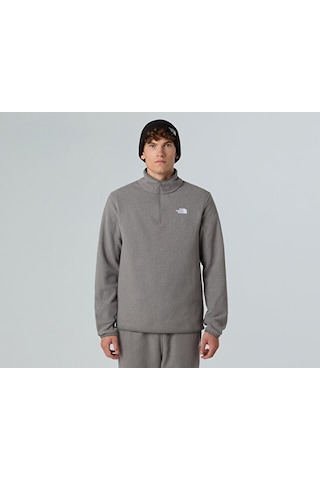 The North Face M Glacier Fleece 1/4 Zip Jacket Kadın Outdoor Parka Nf0a8d0qcqı1 Gri Gri