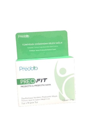 Preobio Fit- Probiyotik & Prebiyotik İnulin & İçeren Takviye Ed