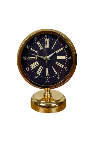 Goldora 25 X 20 Gold Metal Masa Saati Çok Renkli
