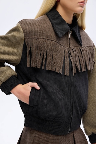 Quzu Siyah Kadın Ceket Ckt01037 Siyah