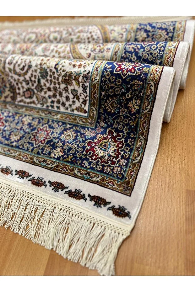 Mevlana Bazaar Klasik Osmanlı Desenli Mihraplı İpek Seccade Çok Renkli