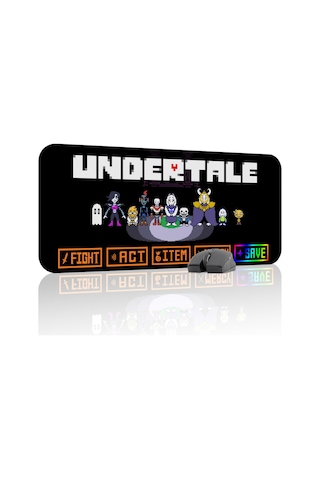 Undertale Kaymaz Dikişli Kauçuk Oyuncu Mousepad V1 - 70x30 Xl Gaming Mouse Pad Fare Altlığı