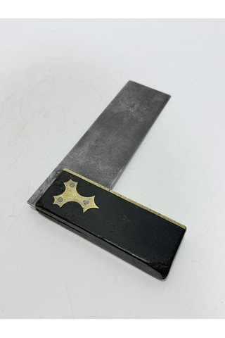 Antika Ahşap Marangoz Gönyesi 15cm 003