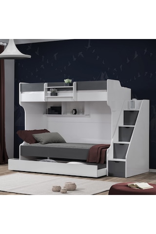 Ranza, Kardem Yavrulu Ranza - Antrasit 2 Adet Comfort Yatak 90 X 190 CM