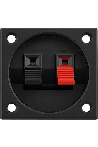 Ic-249a İkili Kare Hoparlör Terminali Soketi Yaylı Tip 2'li 55x55mm