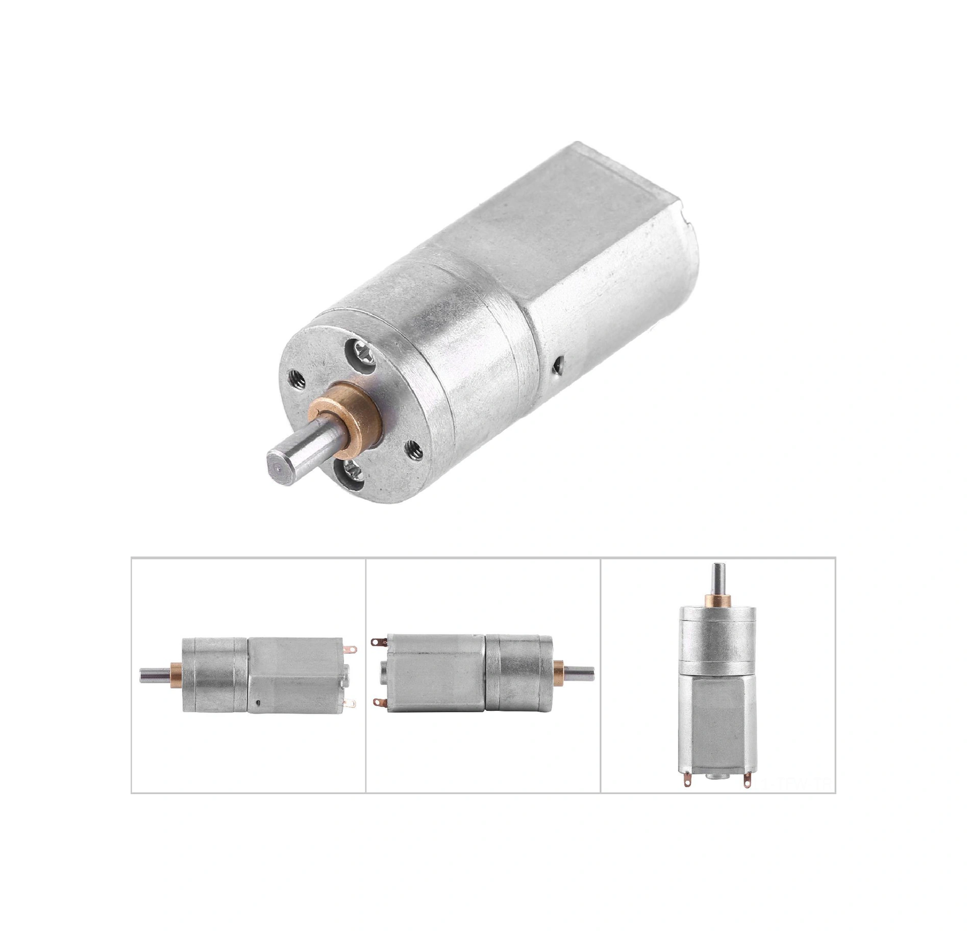 Tenfowee 12v Tam Metal 200rpm Yüksek Torklu 20mm Dış Çaplı Dc Dişli Motor 130 Redüksiyonlu