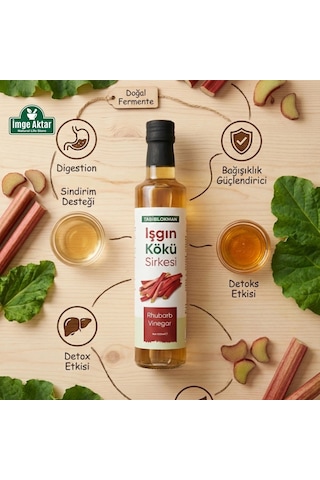 Tabib Lokman Işkın Kökü Sirkesi - Doğal Fermentasyon 500 Ml