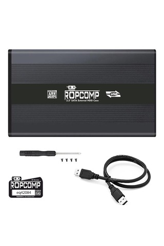 Ropcomp 2.5" Usb 2.0 Sata Harici Harddisk Kutusu Metal
