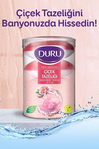 Ayrex Duru Fresh Sensations Çicek Tazeliği Sabun, 100 Gramx4 Diğer