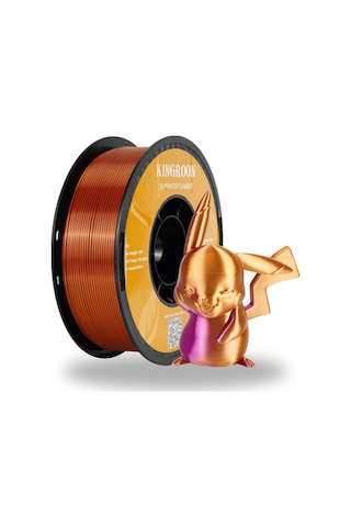 Çift Renkli Silk Pla 1.75 Mm Altın-mor - Royal Gold Purple - Büyülü Parlak Yüzey Hc188