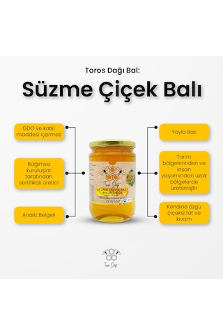 Toros Dağı Çiçek Balı Süzme 860 G