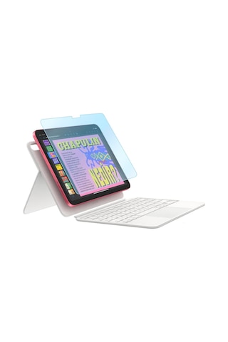 Engo Apple Uyumlu iPad 11. Nesil A16 Ekran Koruyucu 11 inç 9H Parlak Nano Şeffaf A3354 A3355 ile
