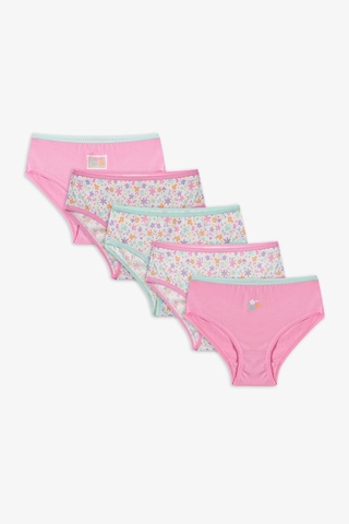 Penti Pembe Kız Çocuk Popflower Pamuklu 5'li Slip Külot