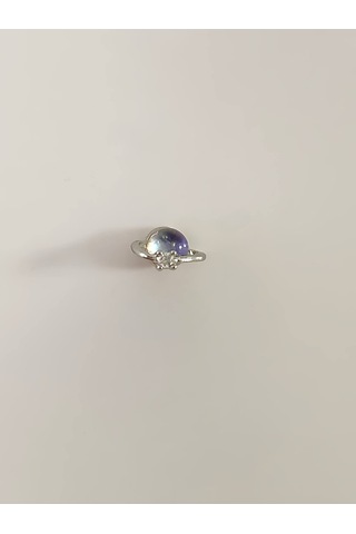 Eva Takı Store Gezegen Yıldız Model Kıkırdak Tragus Helix Piercing Gümüş Renk Küpe Gümüş