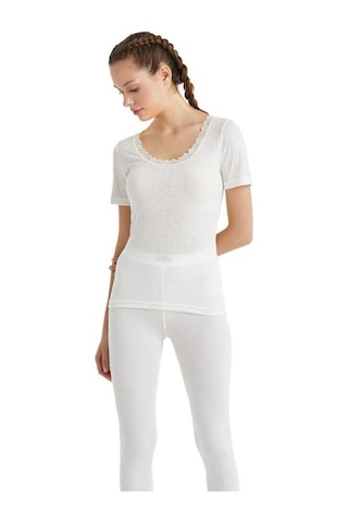 Blackspade Kadın Kısa Kol Level 1 Beyaz Thermal C7t6n2o1 001