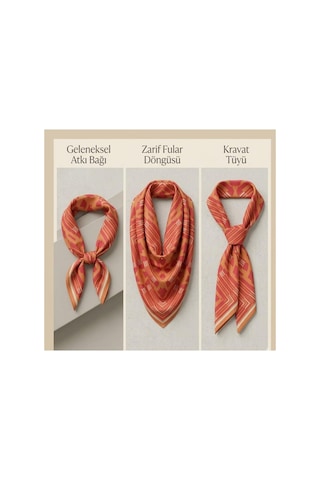 United Colors Of Benetton Flora Bandana/fular -1020-47 47 Turuncu