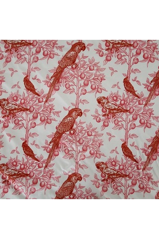 Hedea Kuşların Dansı Saten Fular 70x70 Cm Çok Renkli