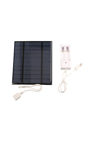 Lemestar 2.5w 5v Güneş Paneli: Cep Telefonu, Aa/aaa Pil Şarj Cihazı, Ip65 Su Geçirmez, Dış Mekan Kamp İçin