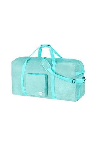 Sandwich 120l Katlanır Pink Denim Motion003 Seyahat Spor Çantası Omuz Askısı Ayakkabı Cebi Pembe