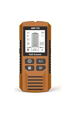 Xuweiwei Duvar Tarama Cihazi 5i 1 Arada Cok Fonksiyonlu Cubuk Bulucu Gelistirilmis Sensorler Turuncu