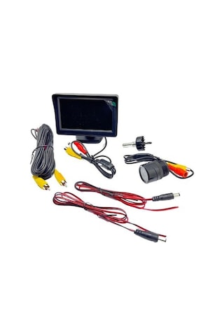 Pmx 12v Araç Içi Lcd Ekran 4.3 '' + Gece Görüşlü Kamera 28 Mm