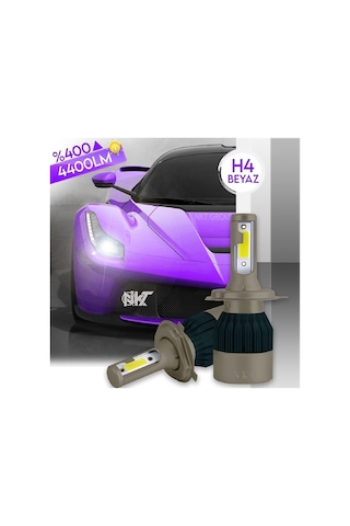 Kıa Bongo 2002-2016 H4 Uzun Kısa Nkt Led Şimşek Etkili Beyaz